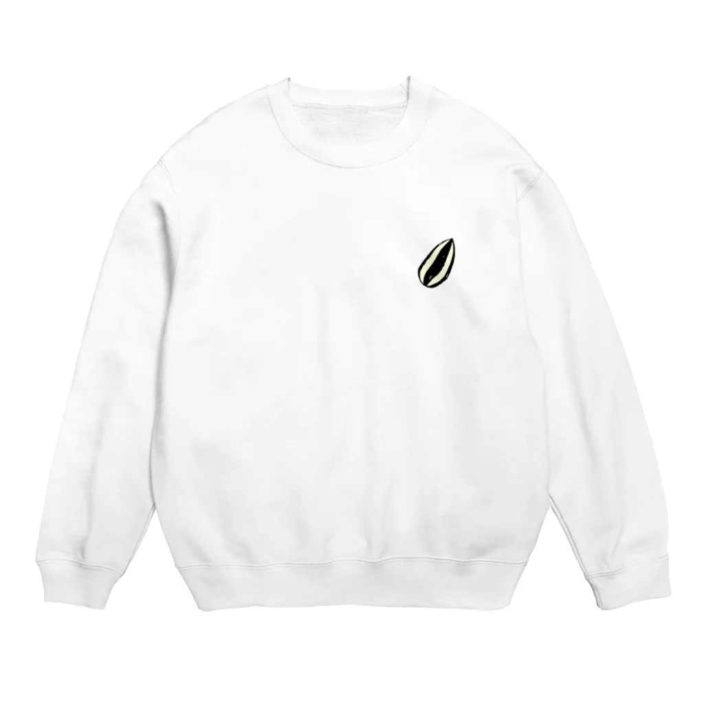 おはぎショップのおはぎのひまわり種 Crew Neck Sweatshirt