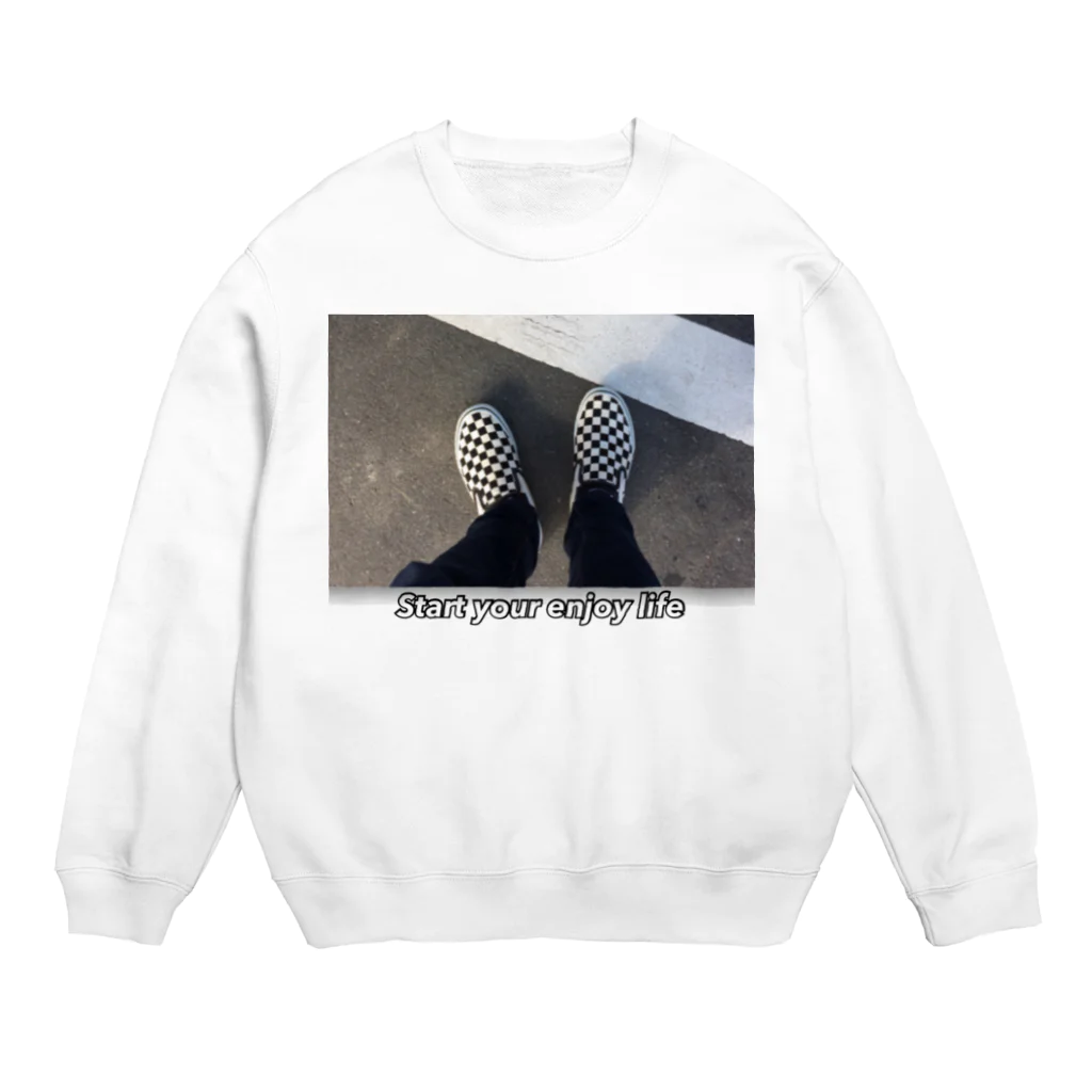 FEEL GOODのstart your enjoy life Crew Neck Sweatshirt