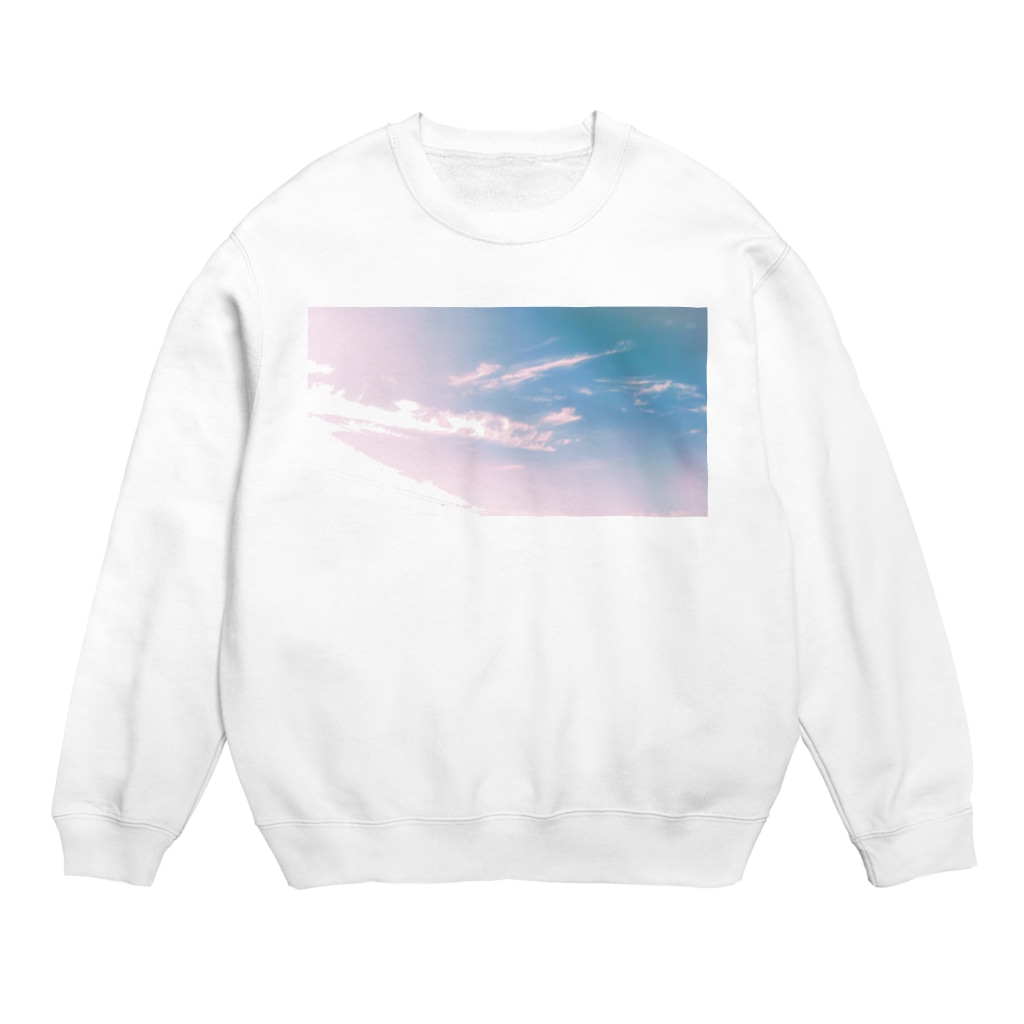 エモい空 Crew Neck Sweatshirt By 藤川眞百 Fuji Pictory Suzuri