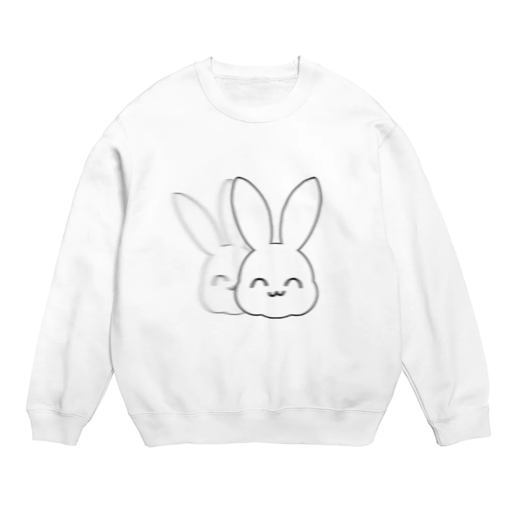 みひちゃんの遅刻してないうさぎ Crew Neck Sweatshirt