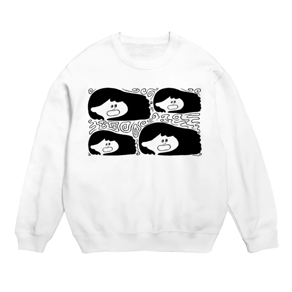 boorichanのtyphoon！！ Crew Neck Sweatshirt