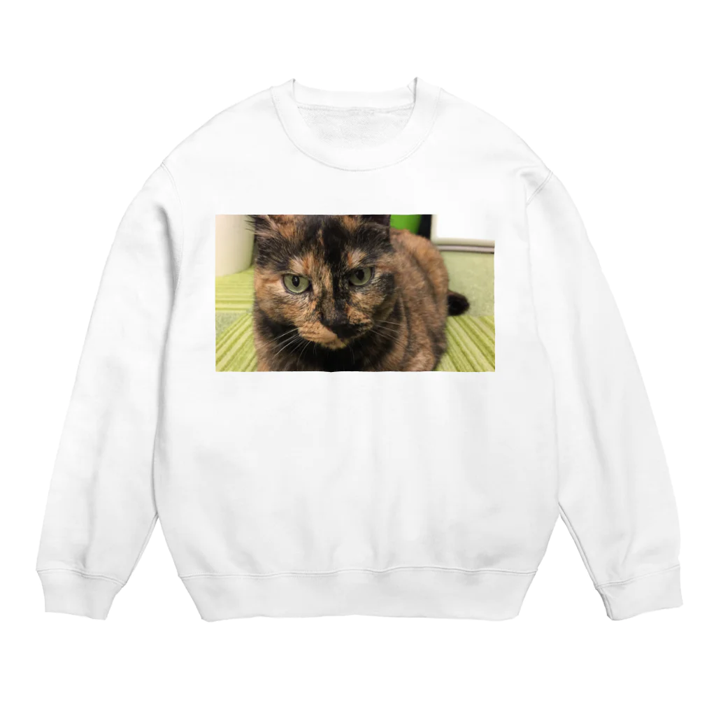 愛猫のグッズが欲しいのオレのミーナ Crew Neck Sweatshirt