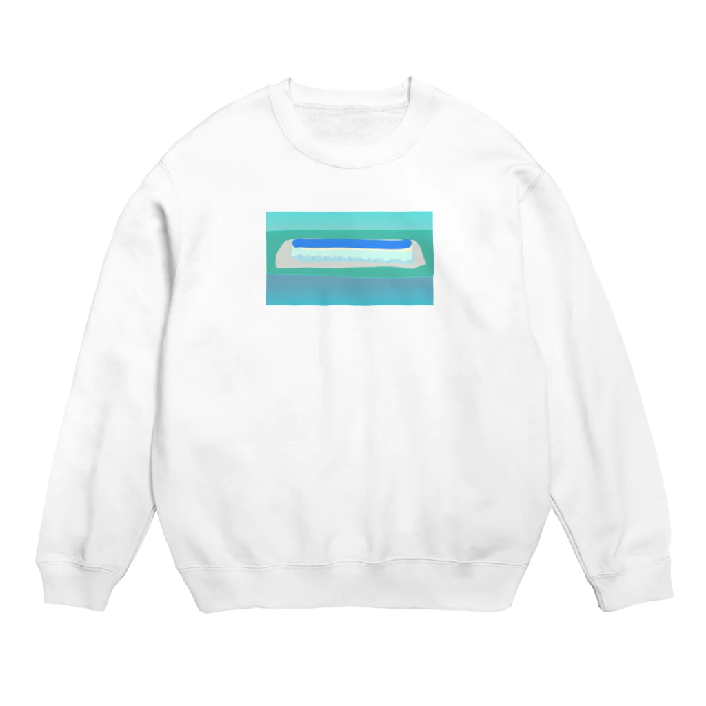 プーショップの田んぼのコンポジション〜稲刈りの季節2〜 Crew Neck Sweatshirt