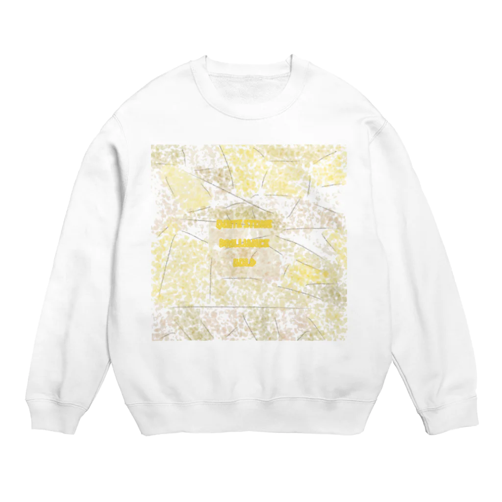 LeafCreateのQuiteStoneBrillianceGold Crew Neck Sweatshirt