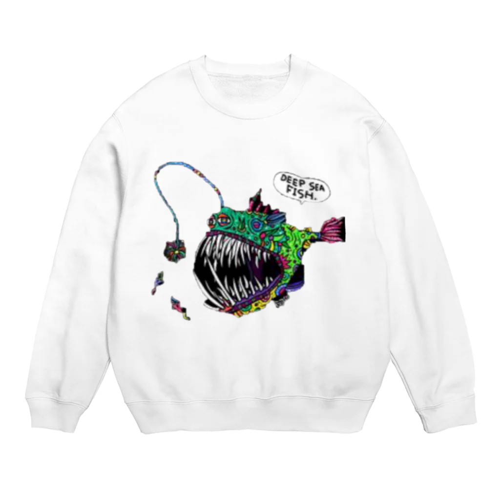 TARORIMOのキモ洒落アンコウ Crew Neck Sweatshirt