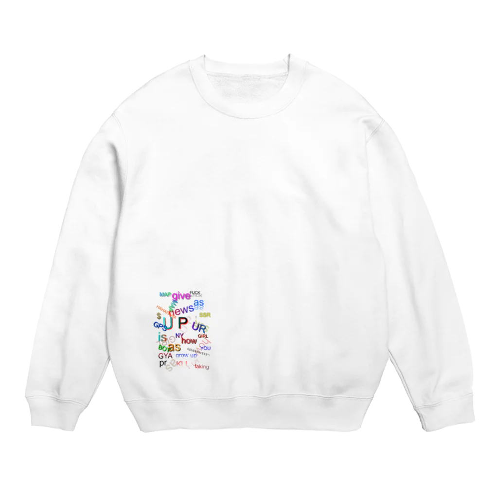 OWL_###のレッツ_トライ_イングリッシュ Crew Neck Sweatshirt