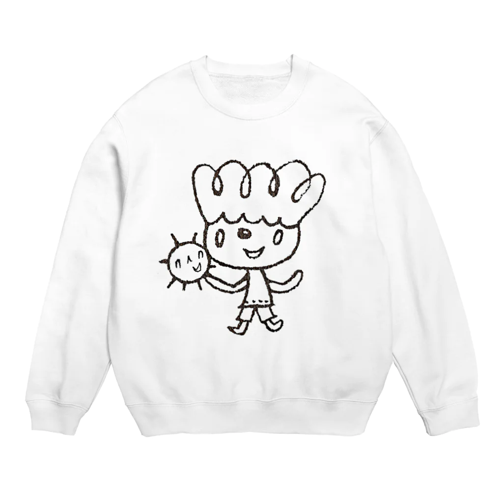 dailyworksのはっぱboy Crew Neck Sweatshirt