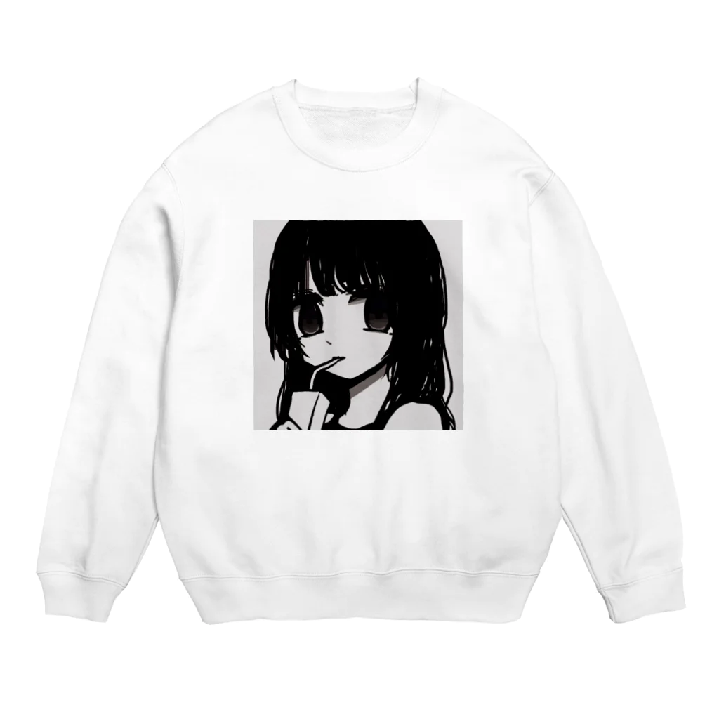 塩林檎の？ Crew Neck Sweatshirt