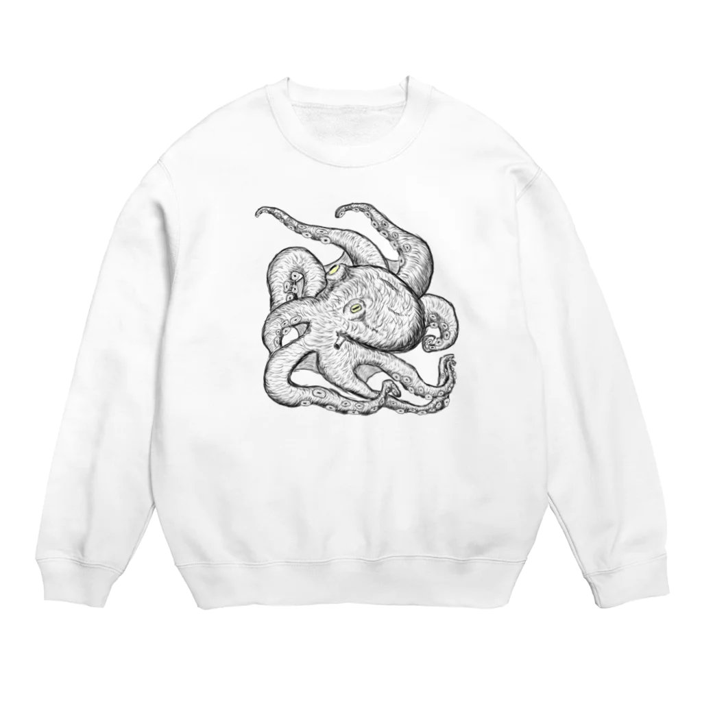  LUCKY BY CHANCE(らっきーばいちゃんす)のタコ Crew Neck Sweatshirt