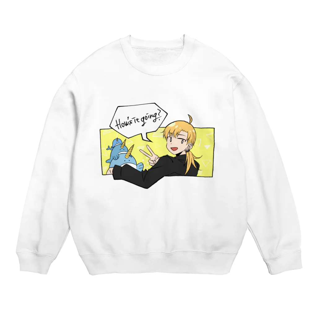 ときちゃんのgogogo Crew Neck Sweatshirt