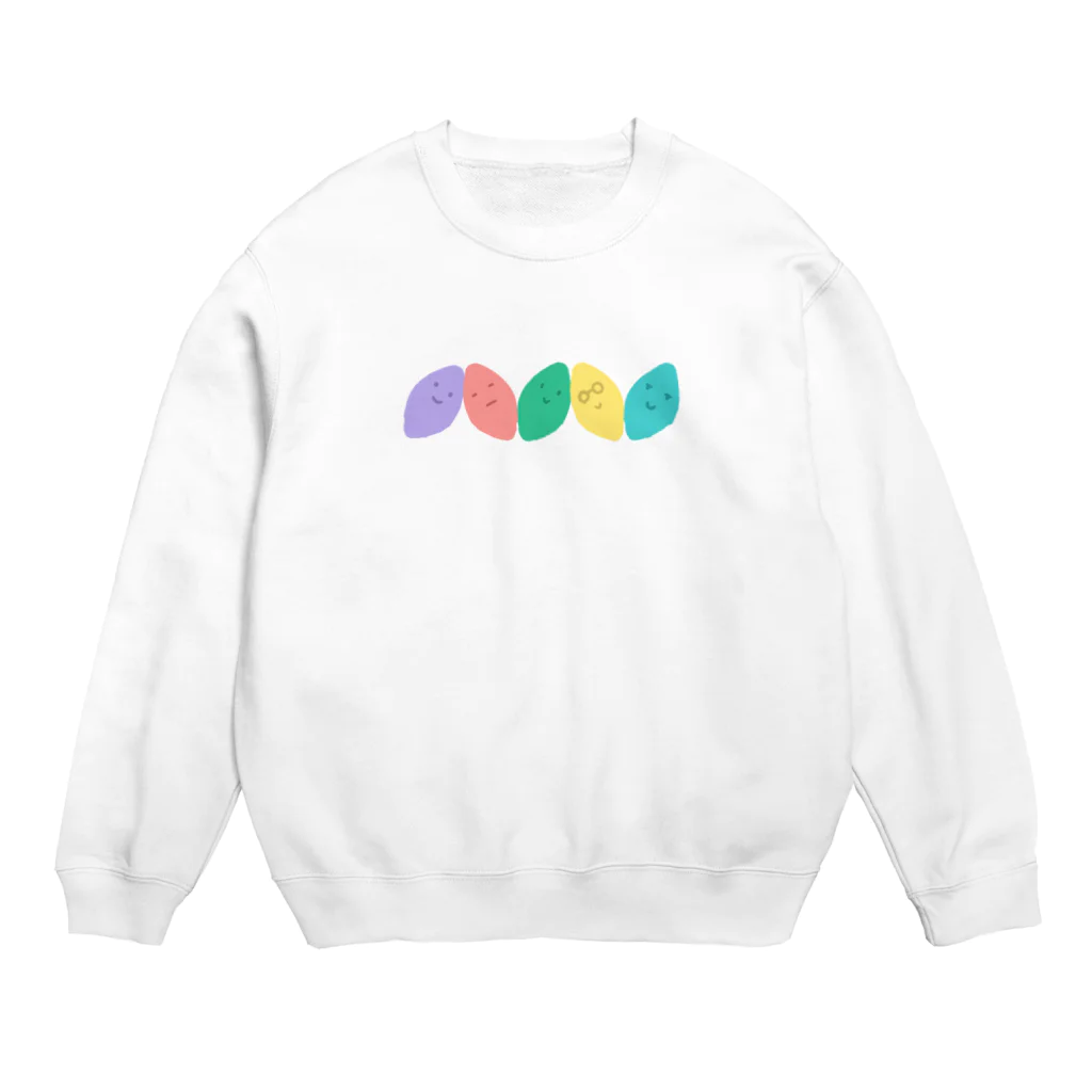 Andiamoのカラフルおいも Crew Neck Sweatshirt