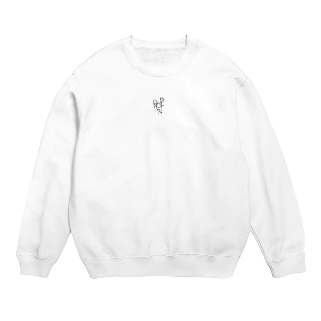 モモンヌの洋服屋さんの迫り来るざわ子 Crew Neck Sweatshirt