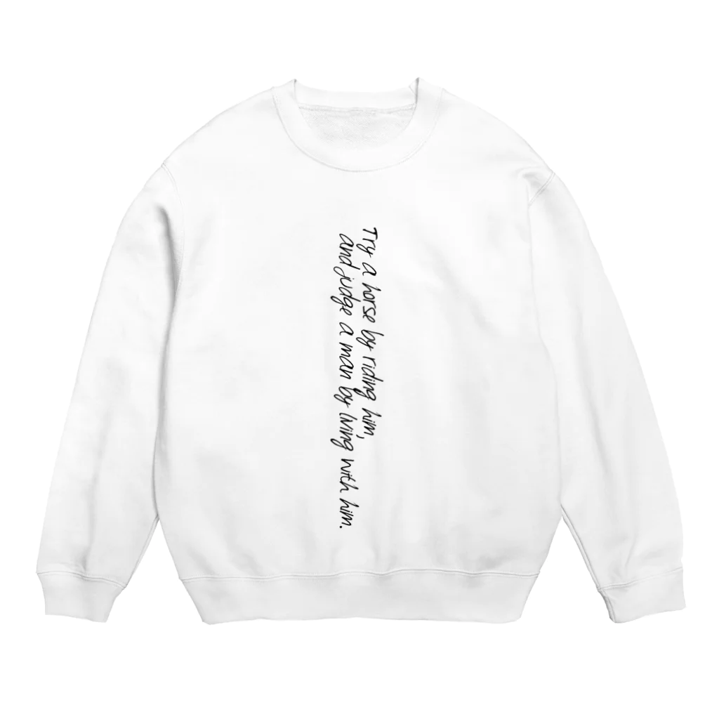 ゆたぽんのTRY A HORSE Crew Neck Sweatshirt