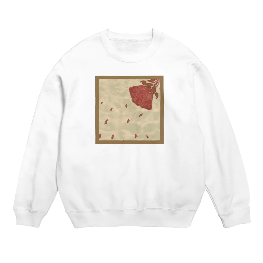 Ama_chanの思い出の花束 Crew Neck Sweatshirt