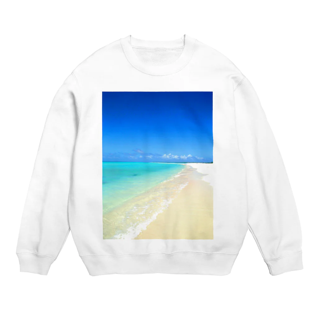 LIKE A ROLLING BALLの終わらない夏の香り Crew Neck Sweatshirt