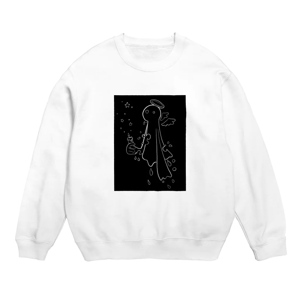 lapis collectionのキャンドルのおばけ Crew Neck Sweatshirt