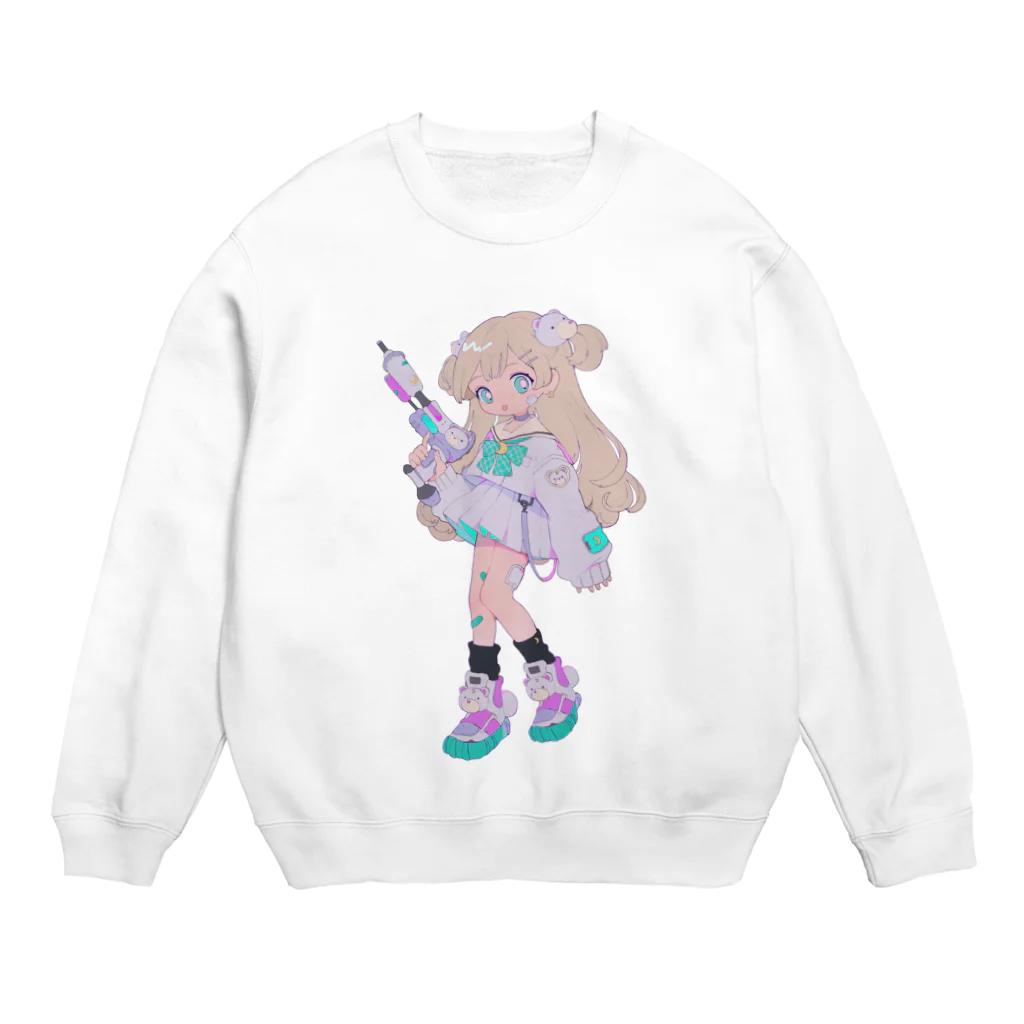 ペパーミントのteddy girl Crew Neck Sweatshirt