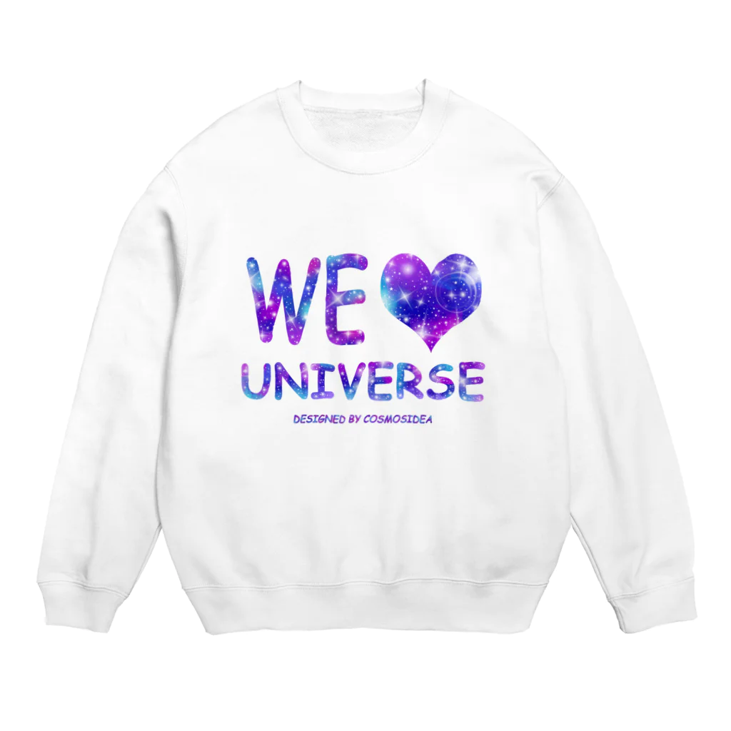 COSMOSIDEAのWE LOVE UNIVERSE  Crew Neck Sweatshirt