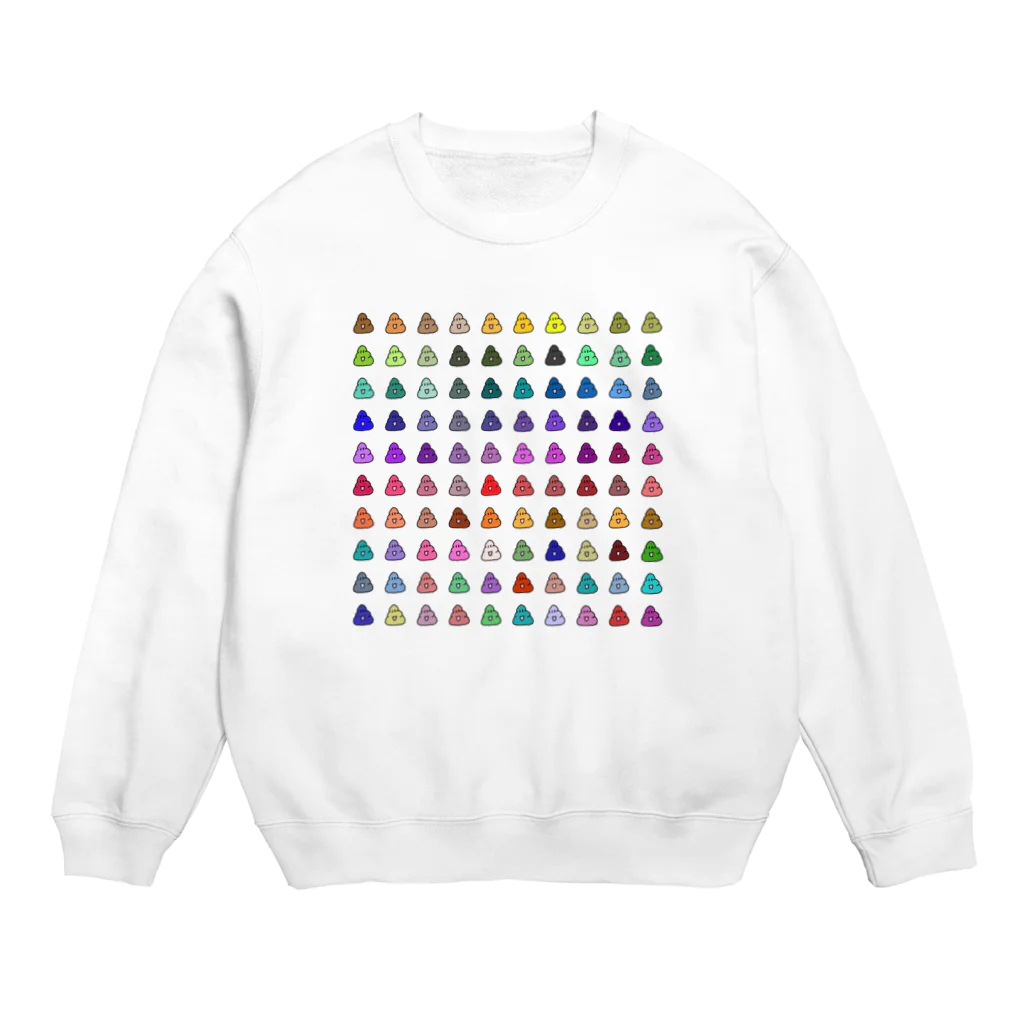 ふうせんパンツのゲーミングうんちくん Crew Neck Sweatshirt