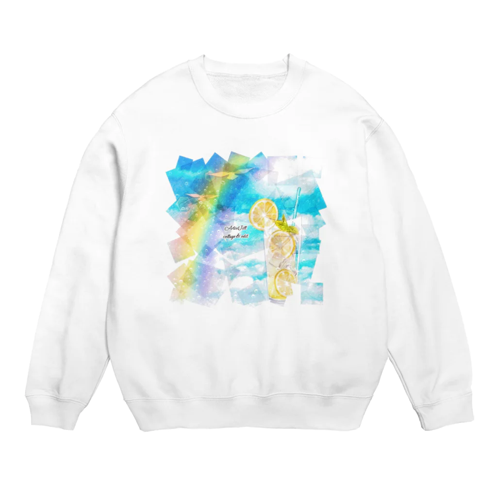 【ホラー専門店】ジルショップのシュワシュワ☆レモネード Crew Neck Sweatshirt