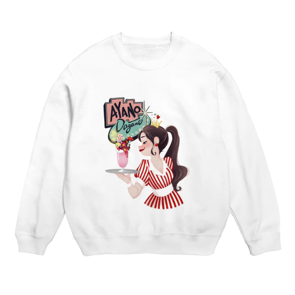 ayanodaganeのＤＩＮＥＲ ＤＡＧＡＮＥ Crew Neck Sweatshirt