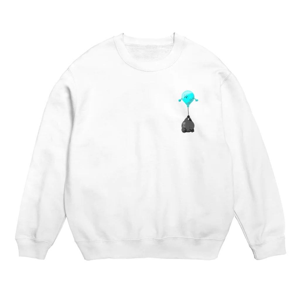 ガマクチの浮力と重力 Crew Neck Sweatshirt