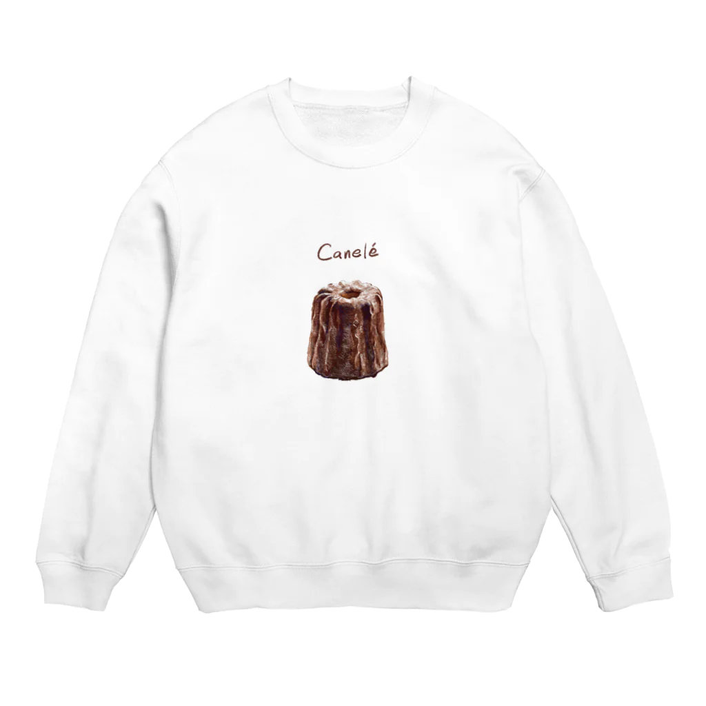 まりまりお絵描きのカヌレ/canelé Crew Neck Sweatshirt