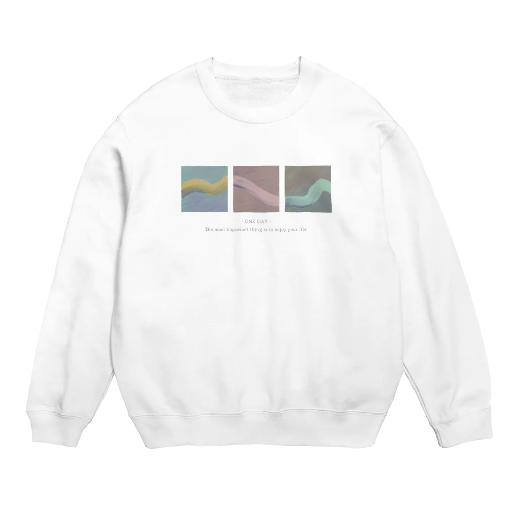 CHILL ART CLUBの📈バイオリズム📉 Crew Neck Sweatshirt