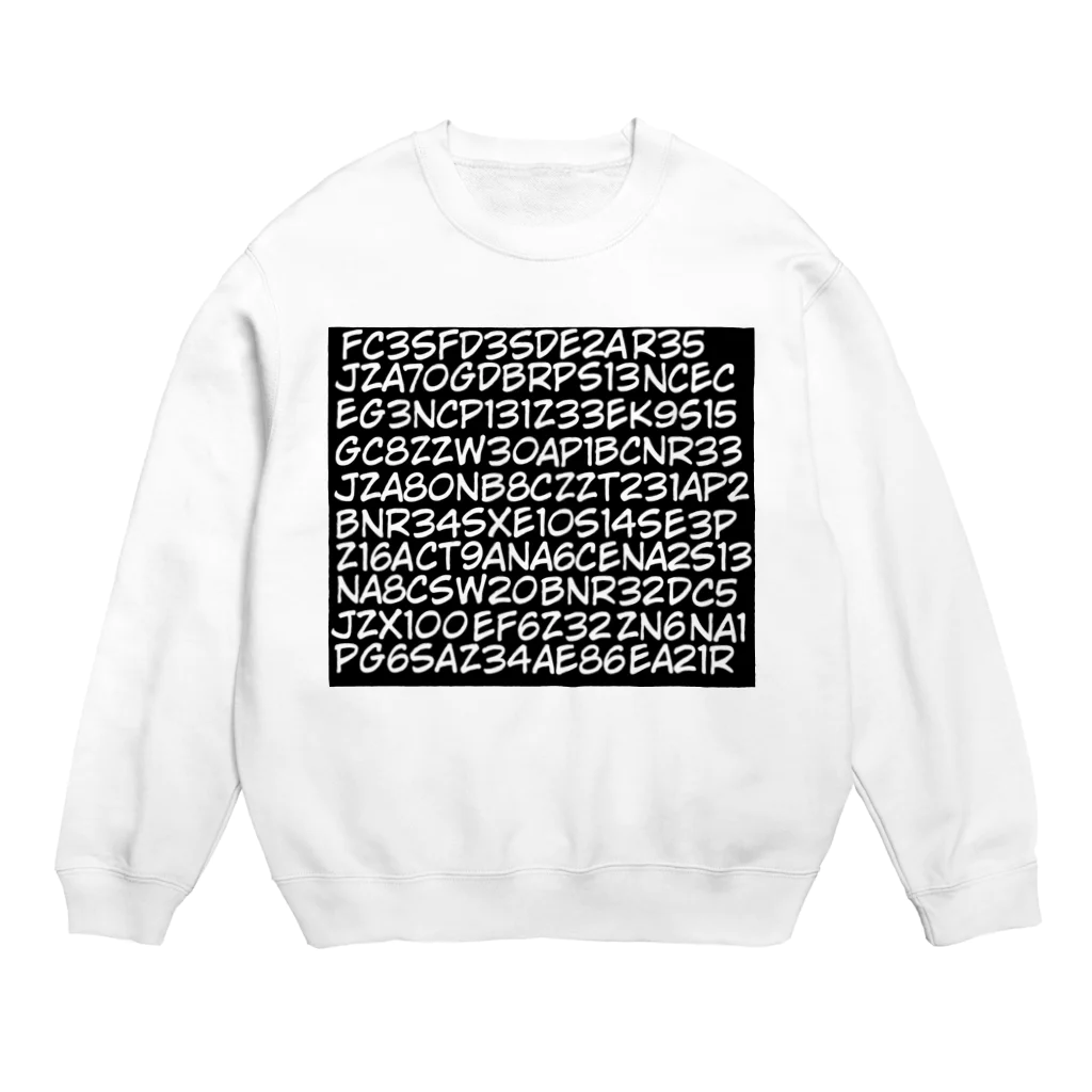 惣田ヶ屋の型式地獄 Crew Neck Sweatshirt