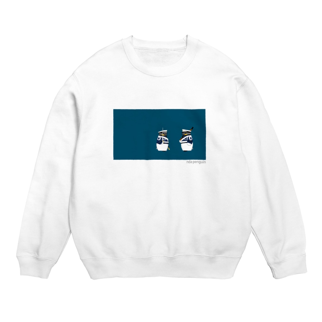 防大ペンギンの儀仗隊ペンギン Crew Neck Sweatshirt