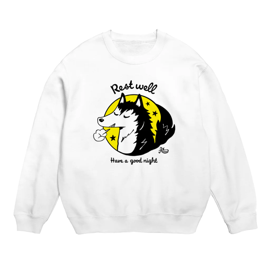 kocoon（コクーン）のお疲れさまオオカミ Crew Neck Sweatshirt