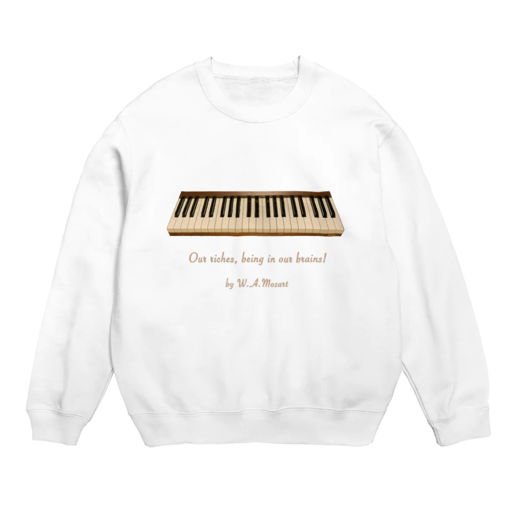 ekoeko ショップのピアノ スウェット Crew Neck Sweatshirt