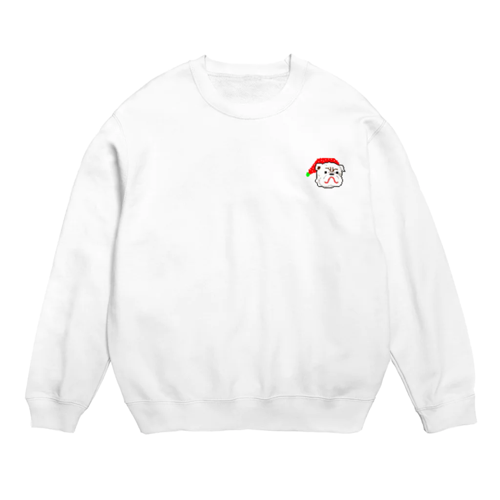 UtinoINUのさんたブルドック君 Crew Neck Sweatshirt