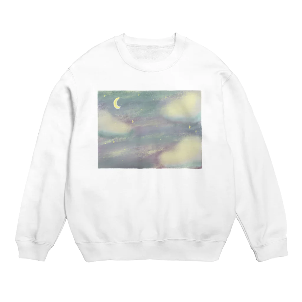 くるくるショップのふわふわお空 Crew Neck Sweatshirt