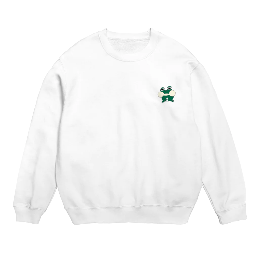 はせふろっぐのケロ塚さん Crew Neck Sweatshirt