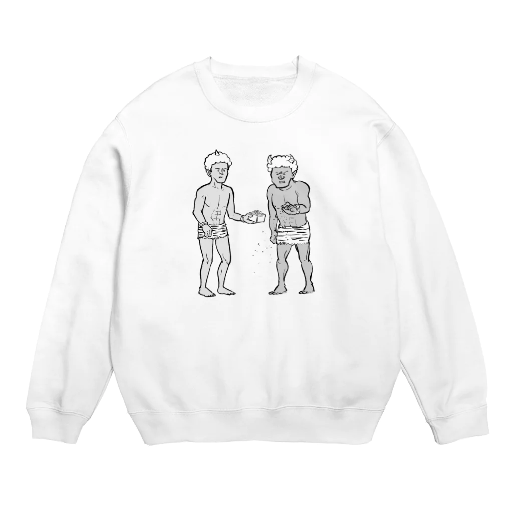 hidekiccanのきなこ工場長 Crew Neck Sweatshirt