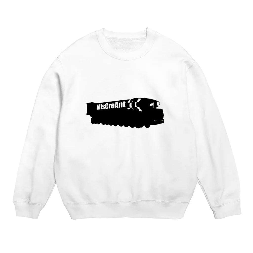 MisCreAntミスクリアントの某国ミサイル運搬車両 Crew Neck Sweatshirt