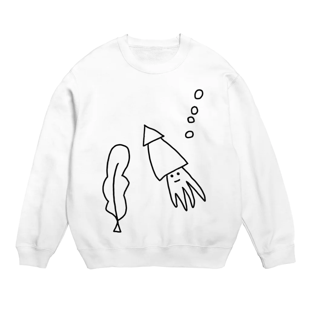 saksak / saksakthxのお店！の(　´・ω・｀　)すくうぃっど Crew Neck Sweatshirt