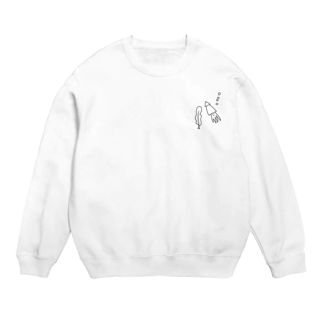 saksak / saksakthxのお店！の(　´・ω・｀　)すくうぃっど Crew Neck Sweatshirt