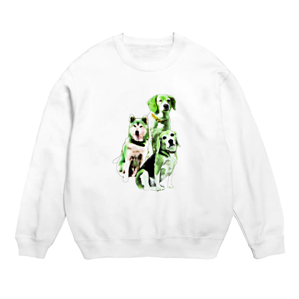 ピラニアのゆずとあんずとぎん Crew Neck Sweatshirt