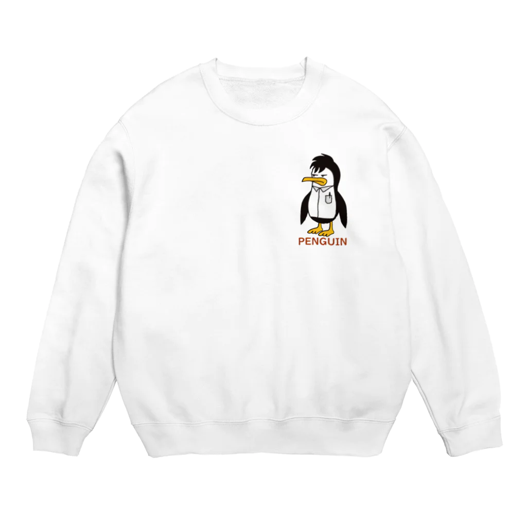 ロゴTシャツのひよこ堂のペンギン PENGUIN フロントプリント スウェット