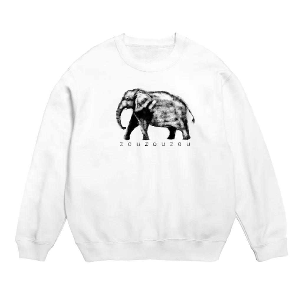 mi-sunのぞう Crew Neck Sweatshirt