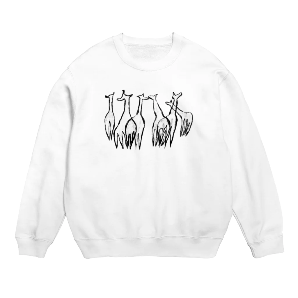 mi-sunのきりん Crew Neck Sweatshirt