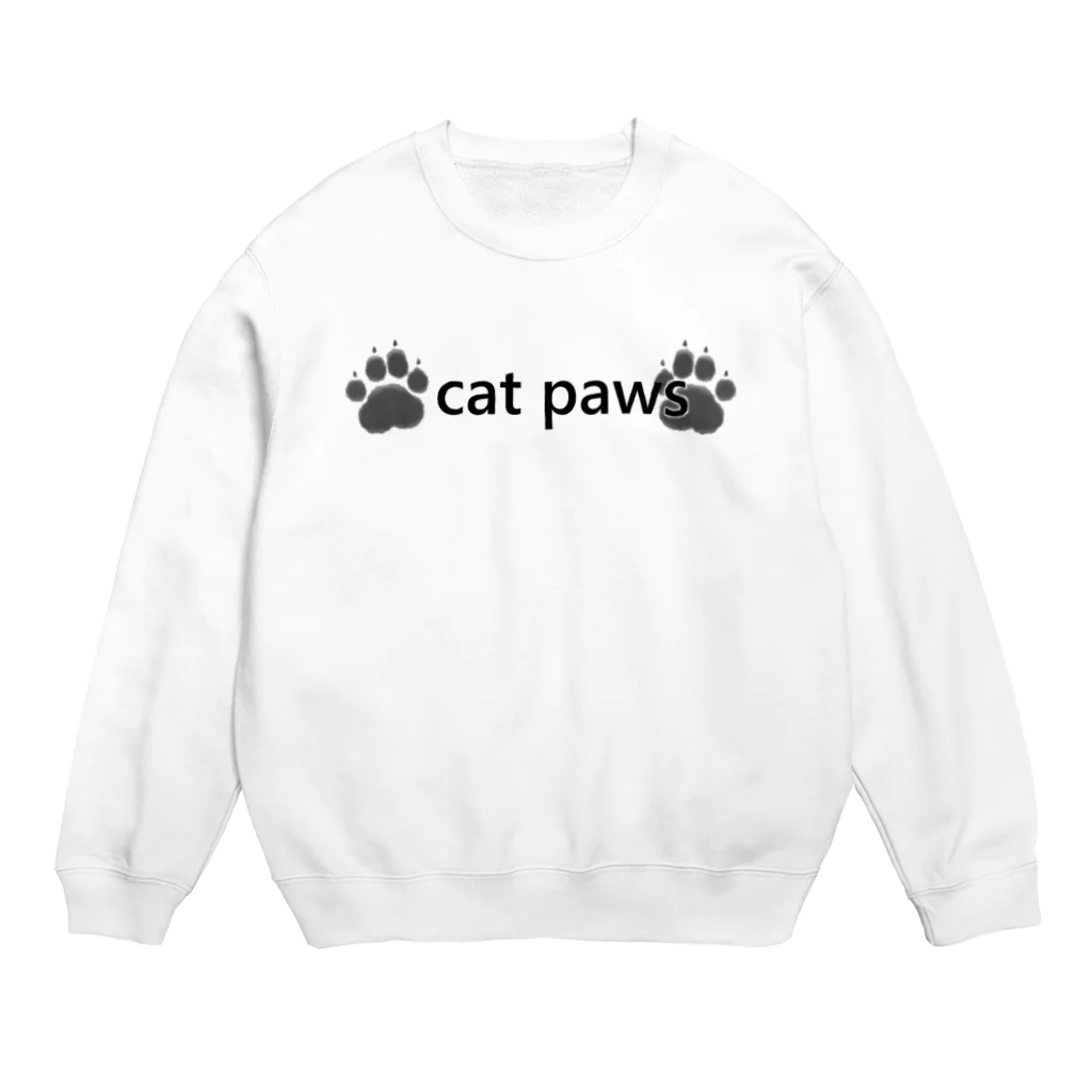 作sa/画ga/人toのcat paws Crew Neck Sweatshirt