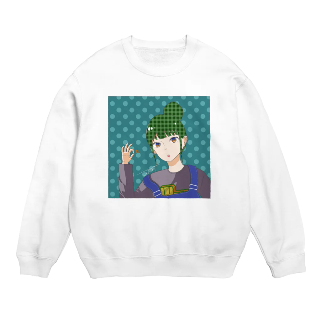 ワニのお店のよつばちゃん2 Crew Neck Sweatshirt