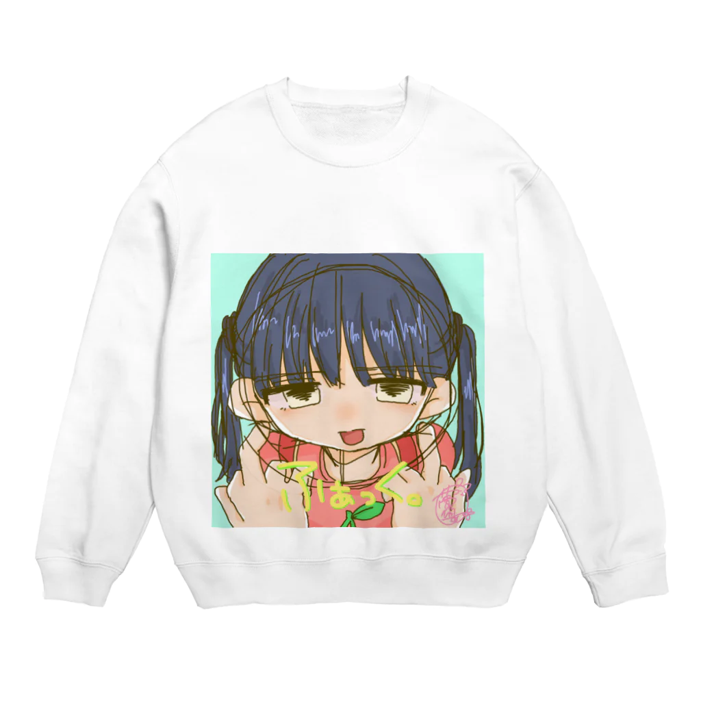 夢乃ぴあのふぁっきんろりいた Crew Neck Sweatshirt