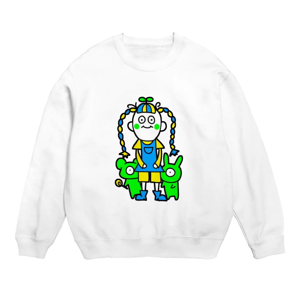 こんぺいのえころじー Crew Neck Sweatshirt