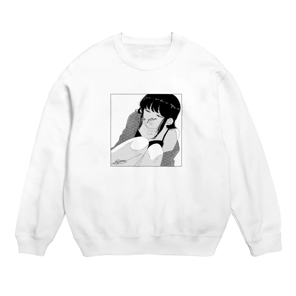 ごめんのmiss you Crew Neck Sweatshirt