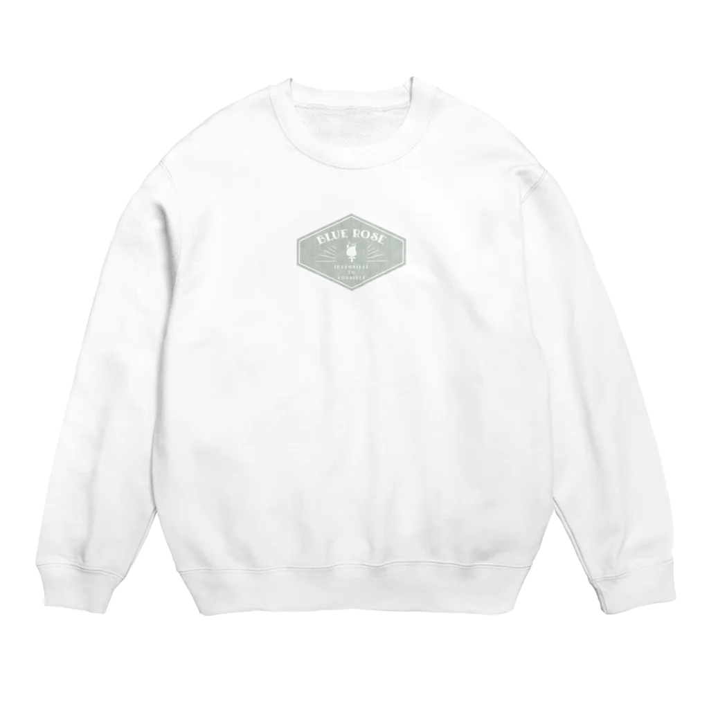 blue.  のBlue Rose | classical green  Crew Neck Sweatshirt