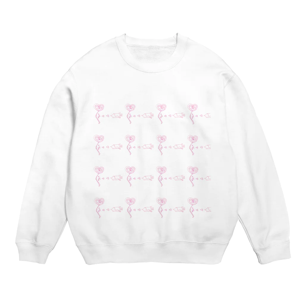 るーと｡:°ஐ*｡:°ʚ♥ɞ*｡:°ஐ*の【病み可愛い】病【オリジナル】 Crew Neck Sweatshirt